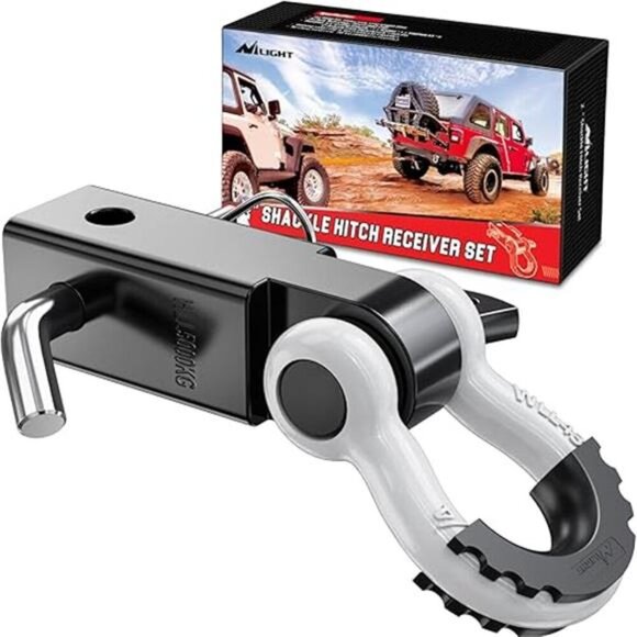 Shackle Hitch Receiver 2Inch 45000 LBs Breaking Strength 3/4" D Ring Shackle - Picture 7 of 7